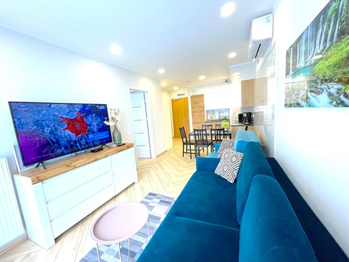 Apartament Superior Blue Przy Plazy- Free Pool, Saunas, Jacuzzi, Fitness, Salzgrotte Kolobrzeg Exterior photo