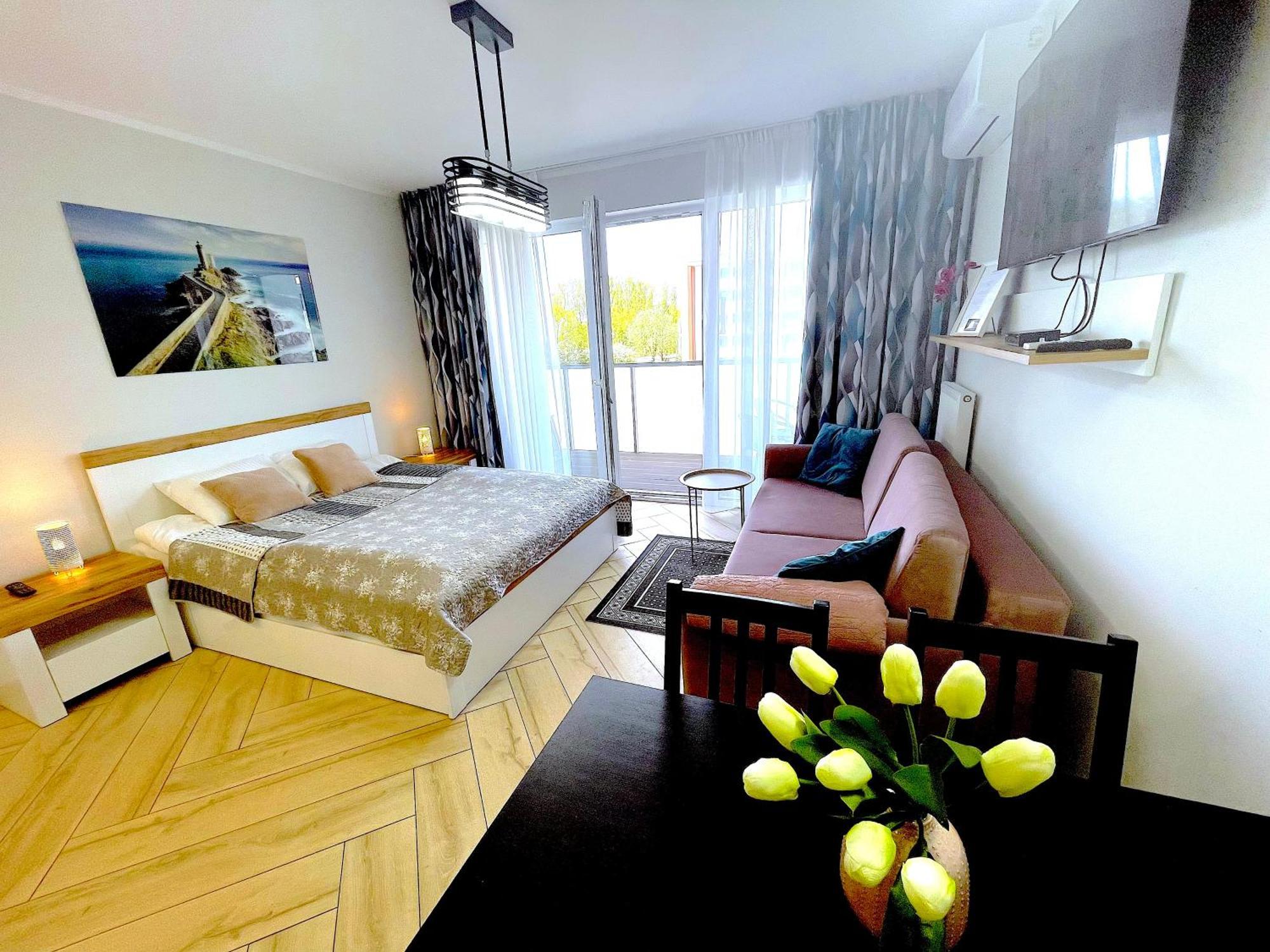 Apartament Superior Blue Przy Plazy- Free Pool, Saunas, Jacuzzi, Fitness, Salzgrotte Kolobrzeg Exterior photo